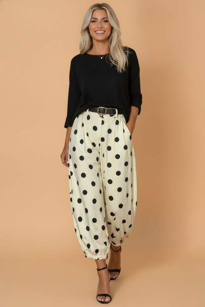Pleated High Waist Pants