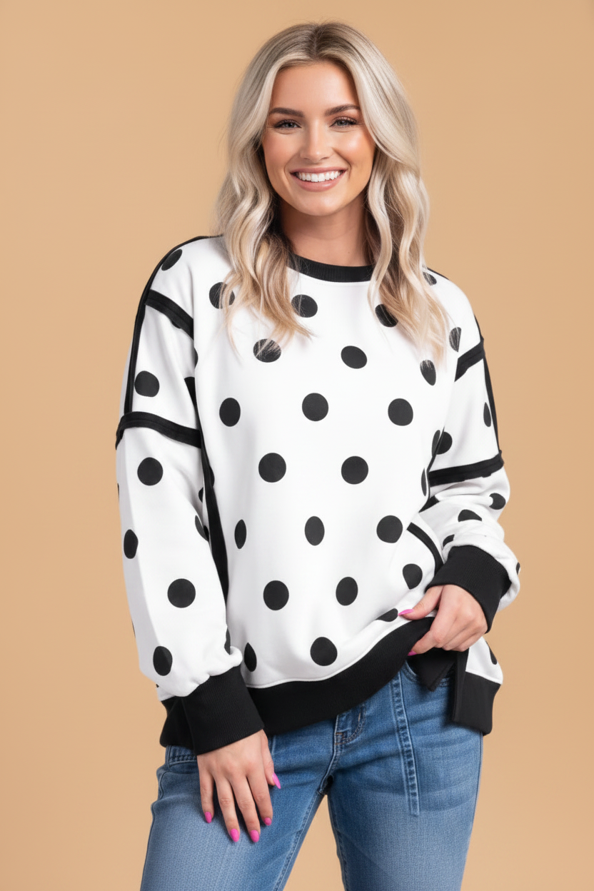 Reverse Seam Baggy Sweatshirt