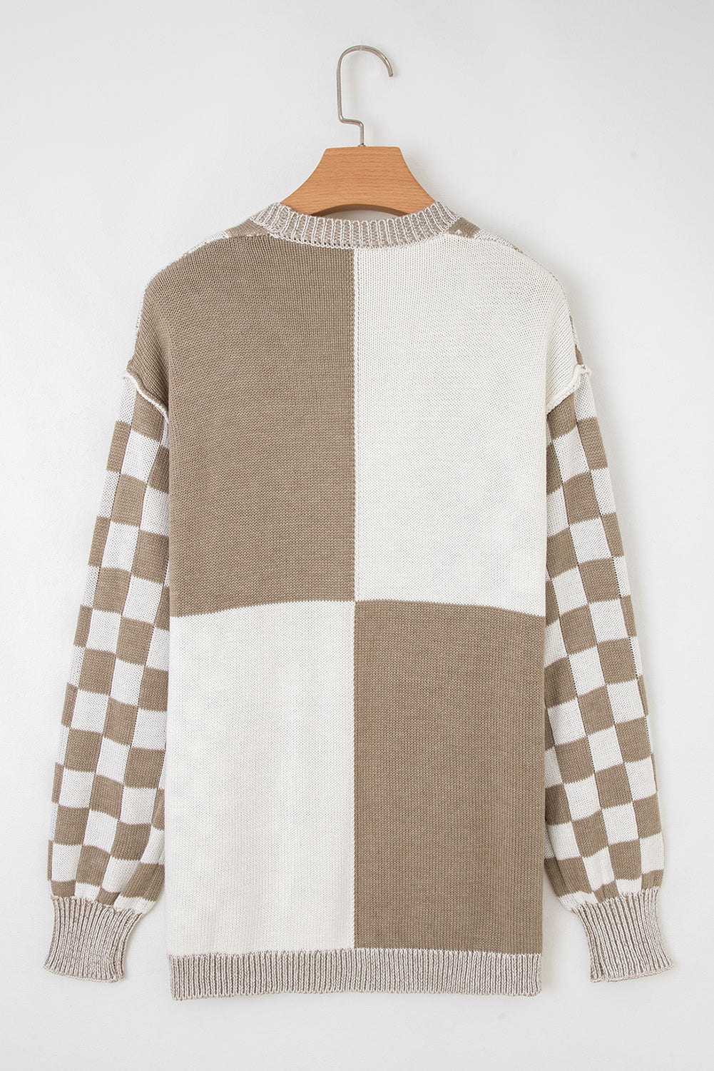 Checker Cardigan