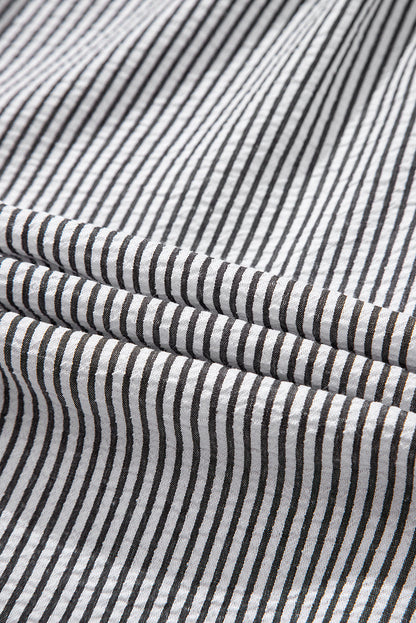 Stripe Ruffle Bubble