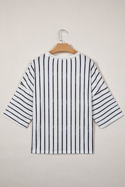 Stripe Colorblock Top
