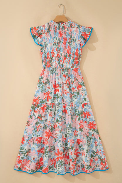 Floral Smocked Dress