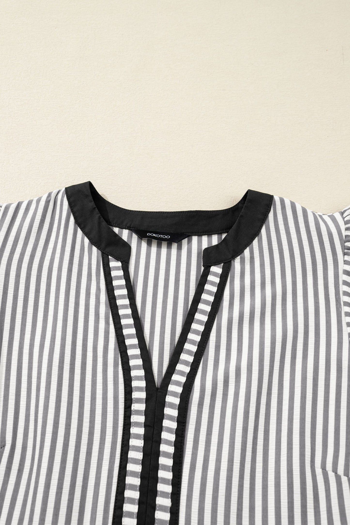 The Black Striped Dress