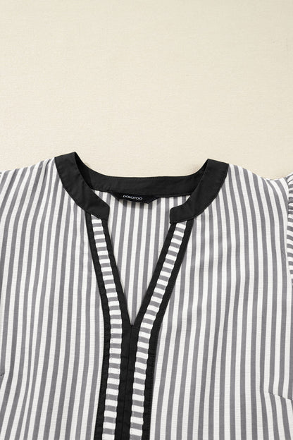 The Black Striped Dress