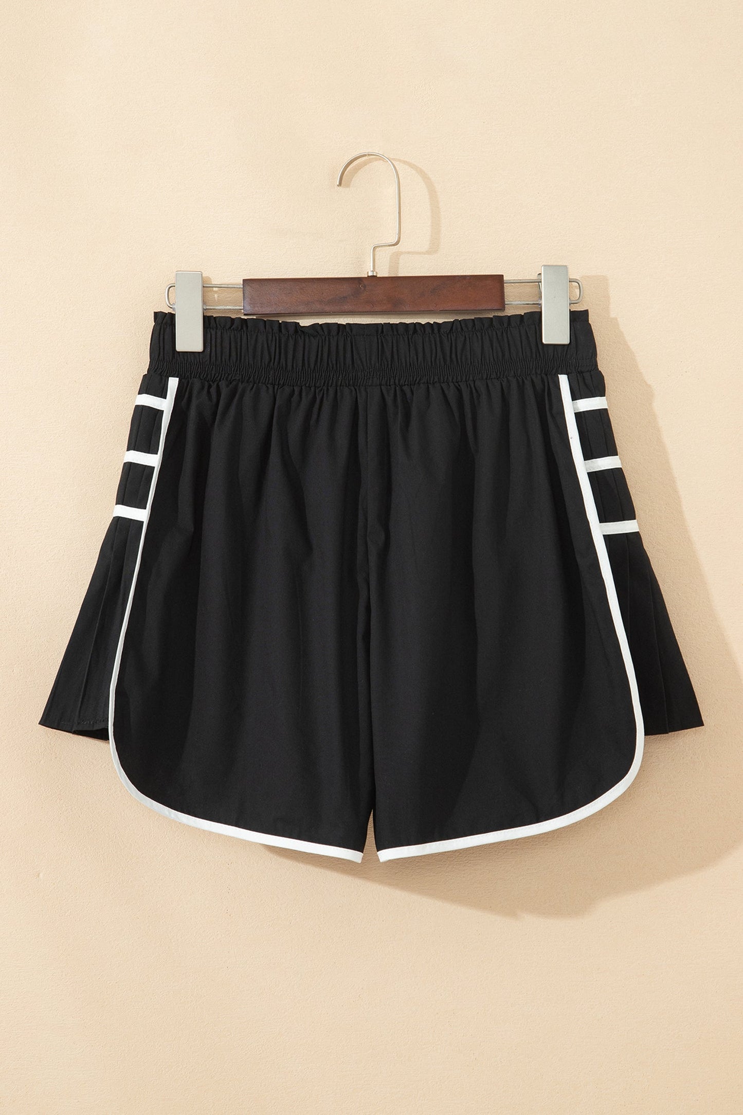 Pleated Activewear Shorts