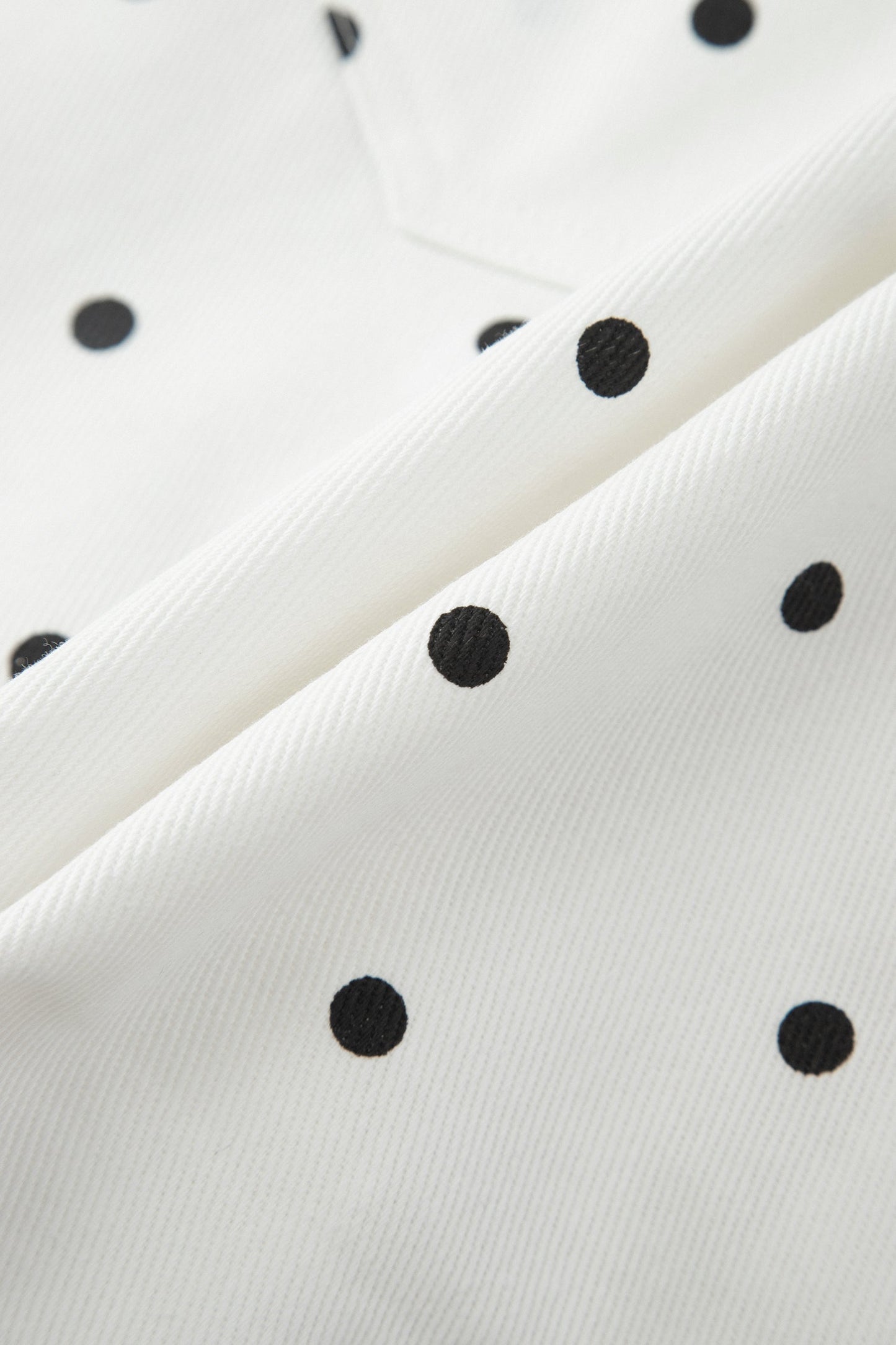 Dotted Hem Shorts