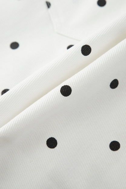 Dotted Hem Shorts