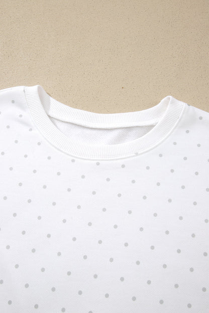 Polka Dot Side Stripe Detail Set