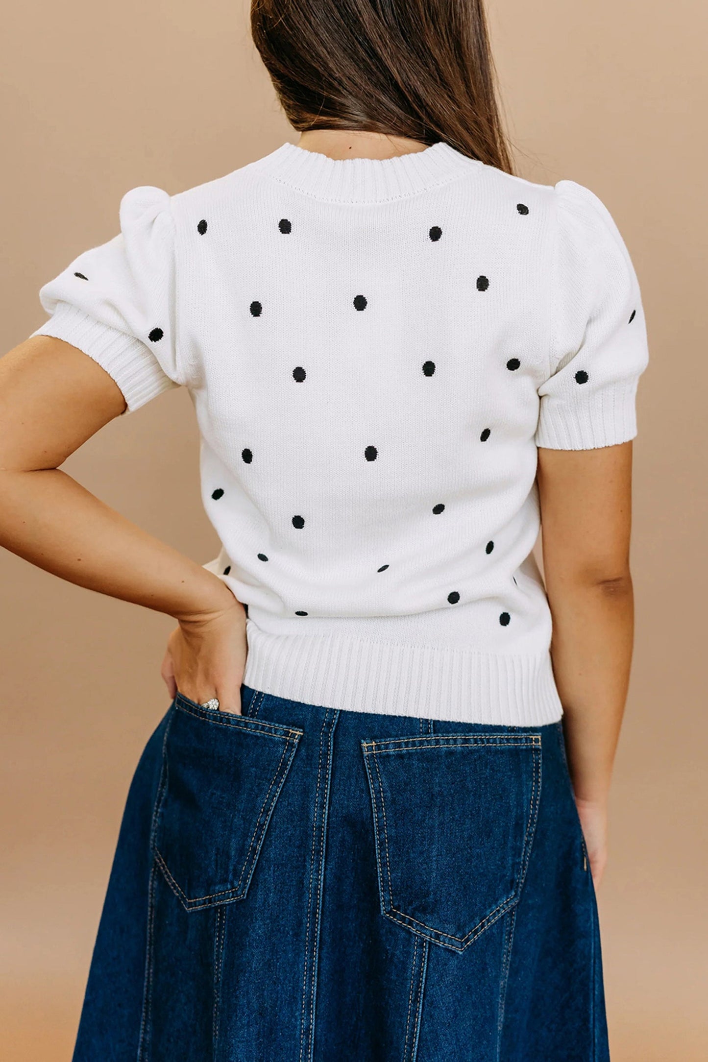 Bubble Short Sleeve Sweater