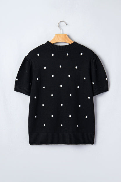 Bubble Short Sleeve Sweater