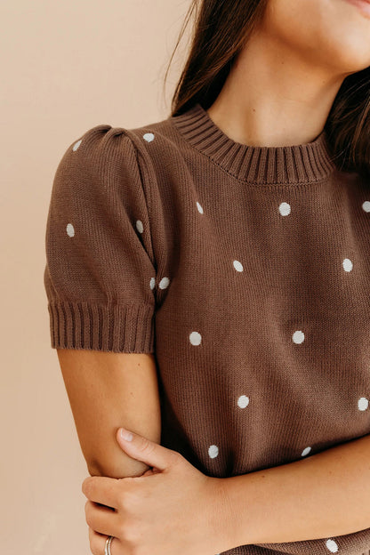 Bubble Short Sleeve Sweater