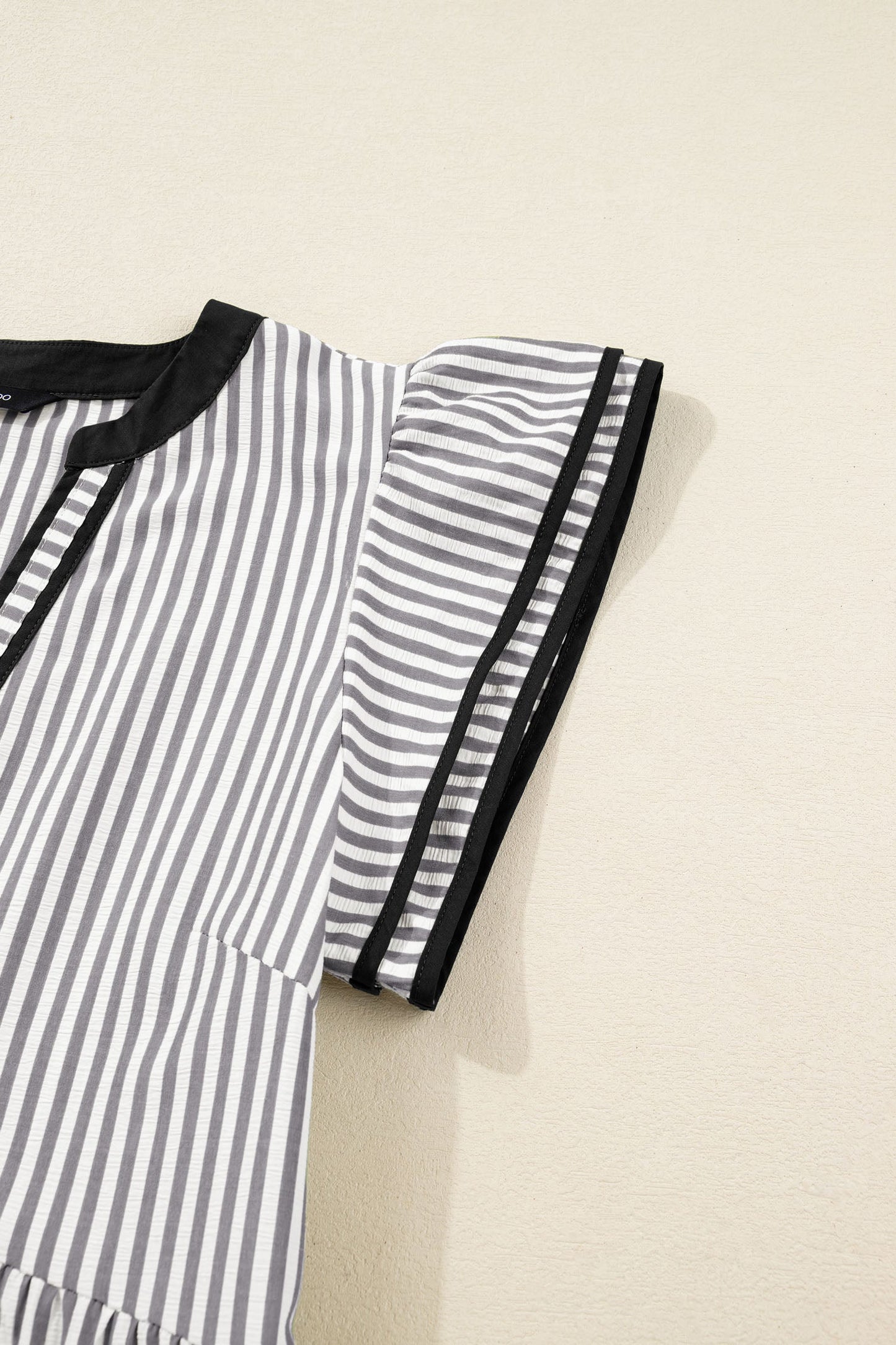The Black Striped Dress