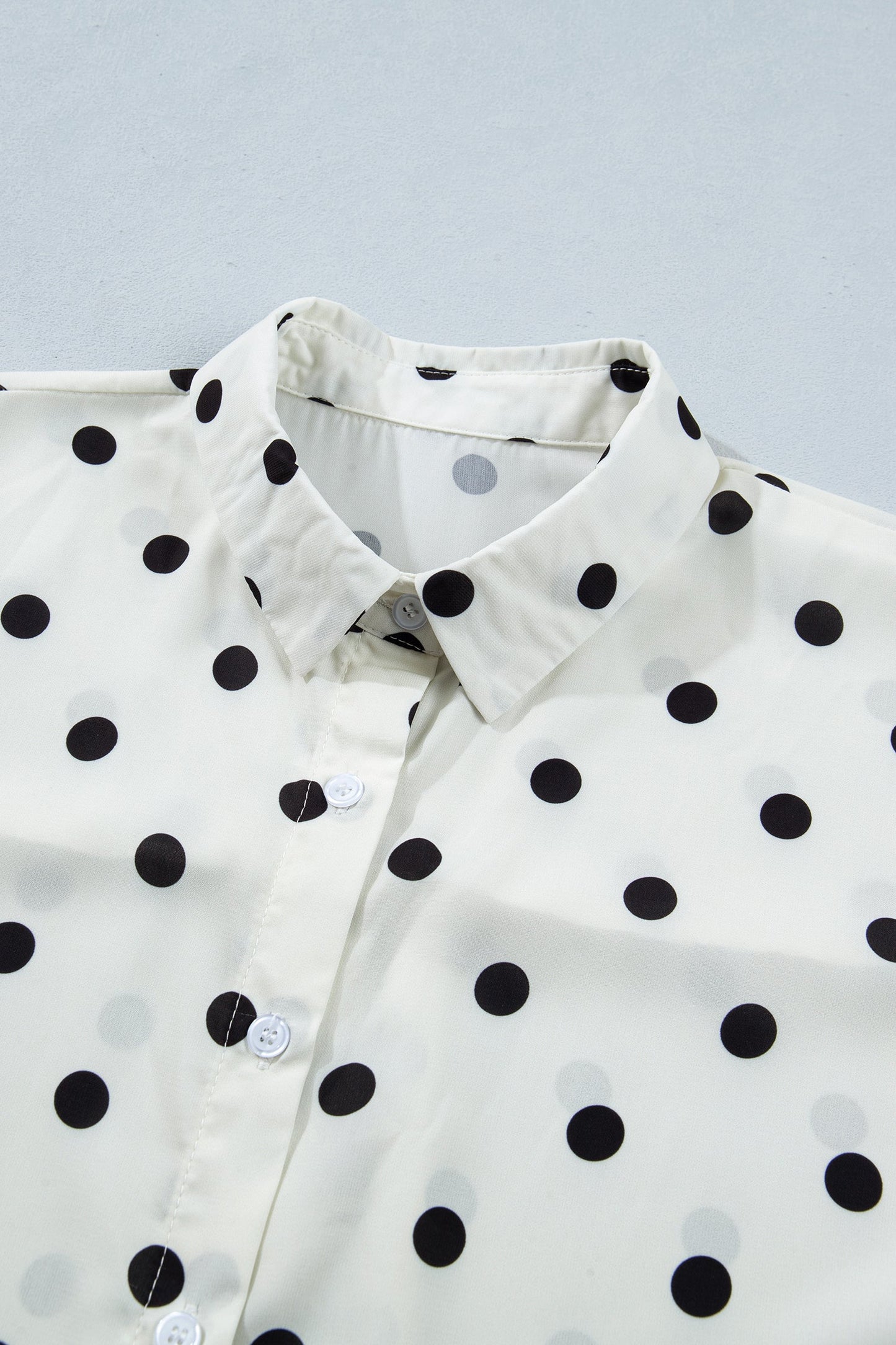 Polka Dot Dolman Top