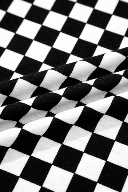 Checker Short Sleeve Tee & Pants Set