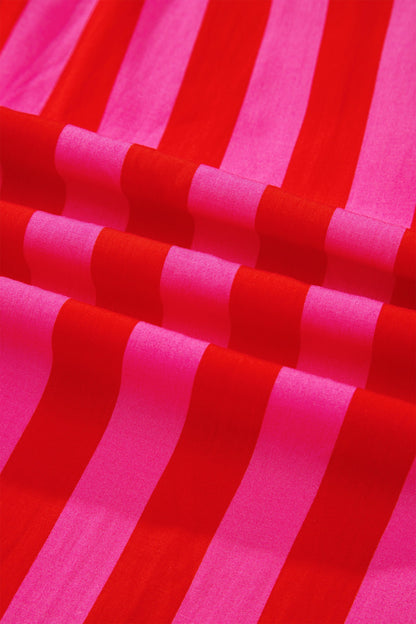 Red Stripe Blouse