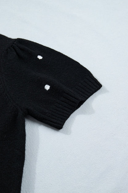 Bubble Short Sleeve Sweater