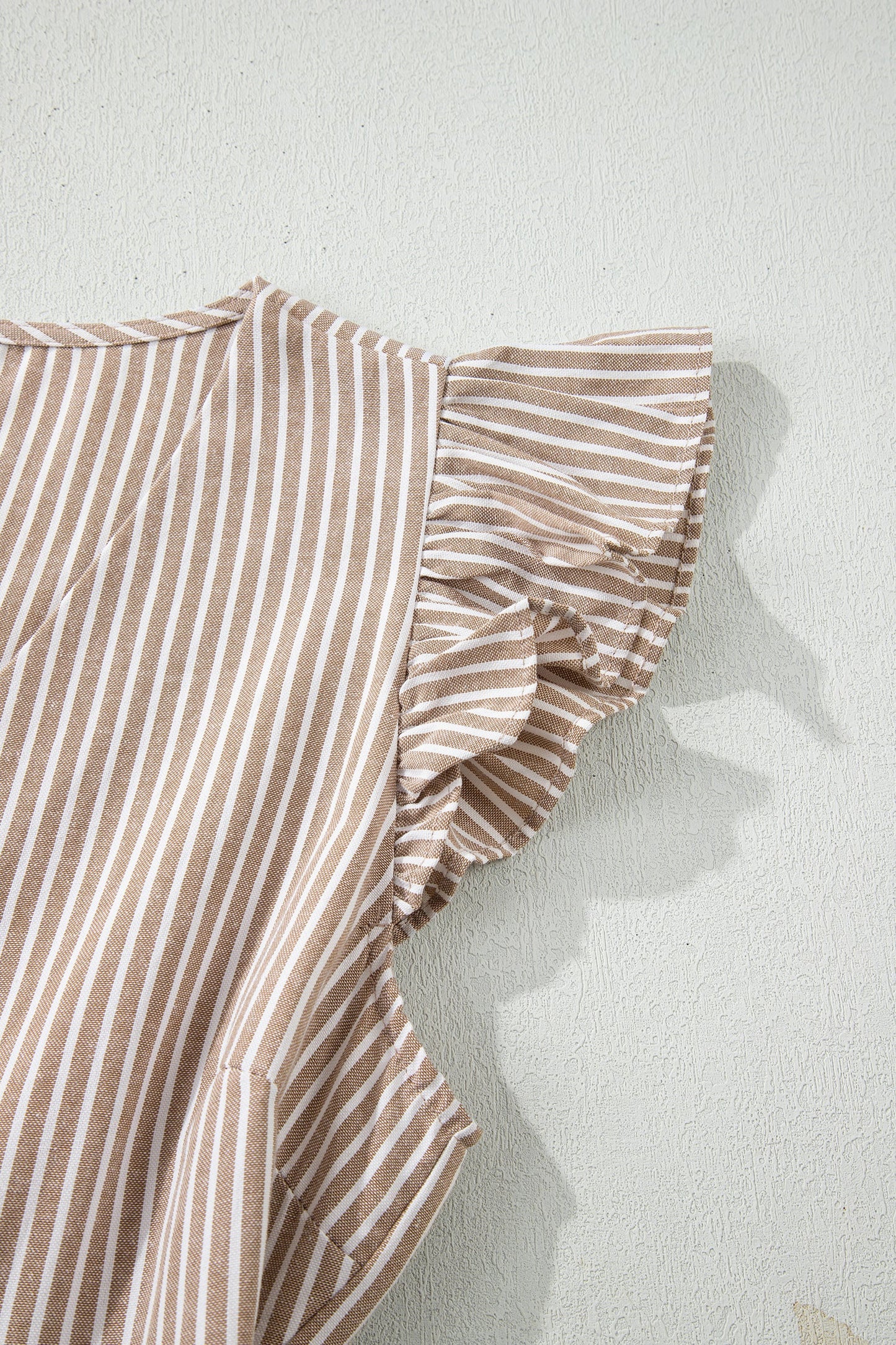 Buttoned V-Neck Maxi Dress