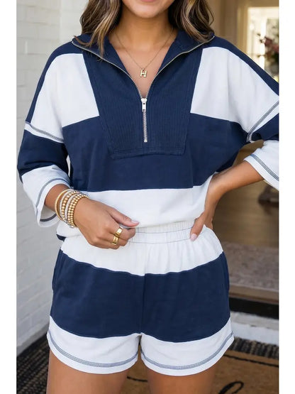 Reverse Seam Short Set
