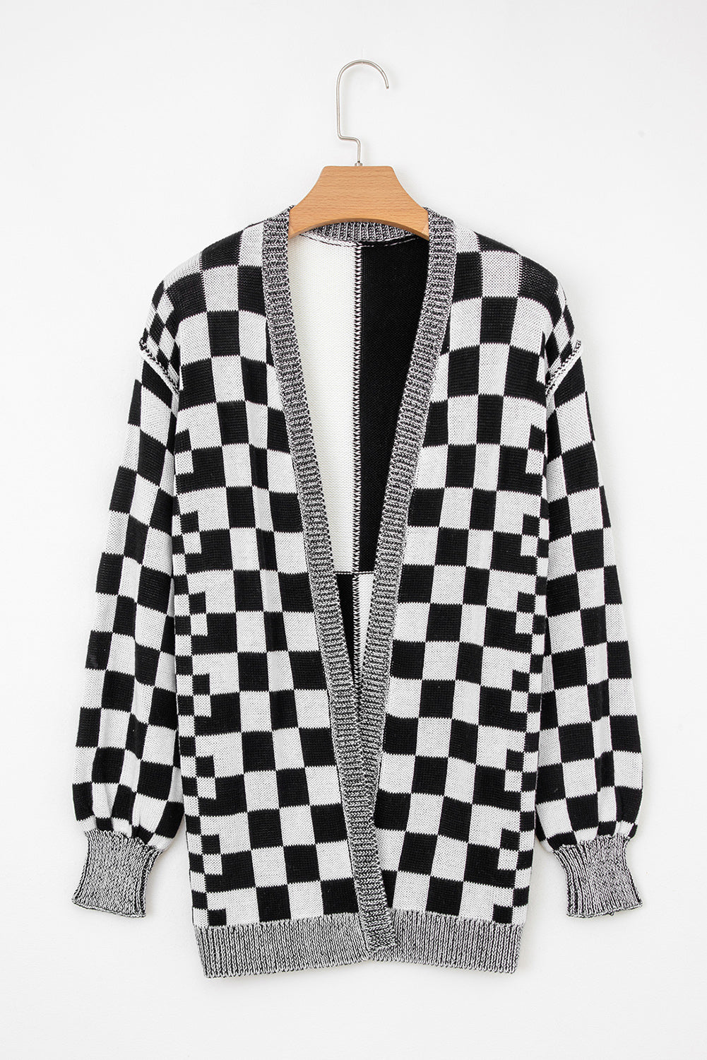 Checker Cardigan