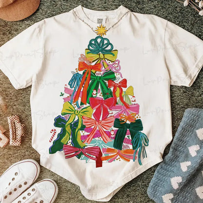 Colorful Bow Christmas Tree