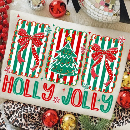 Youth Holly Jolly Bow