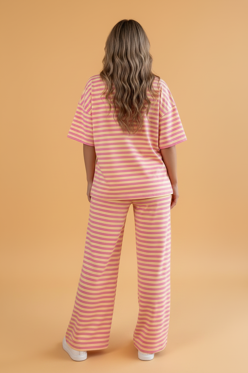 Comfy Stripe Pant Set