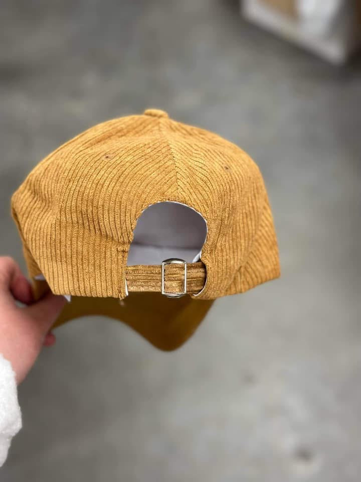 Corduroy Chenille Patch Hat