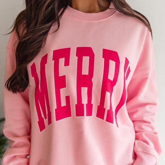 Pink Bold Merry