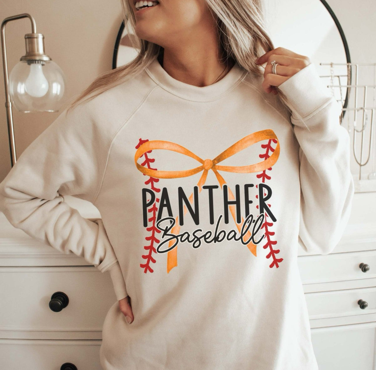 Baseball/Softball Stitch + Bow