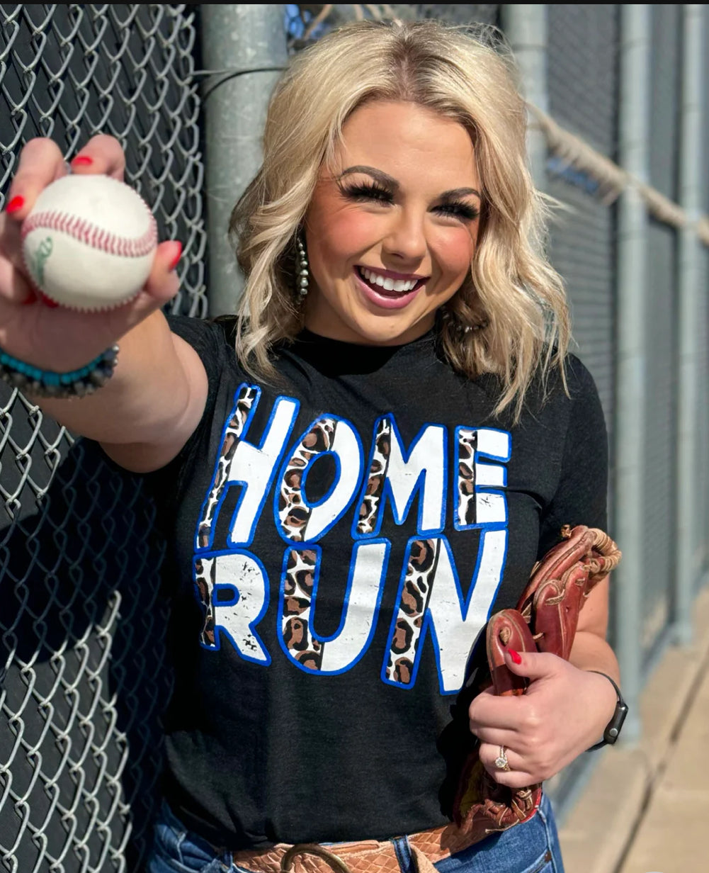 Leopard Home Run Custom Tee